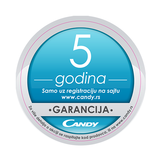 Candy - 5 godina garancije